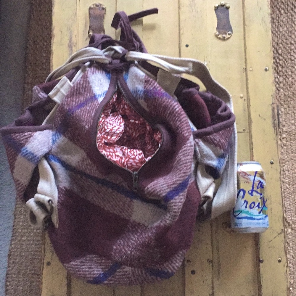 NEW FREE PEOPLE BOHO OVERSIZE BAG BACKPACK SATCHEL - Picture 4 of 9